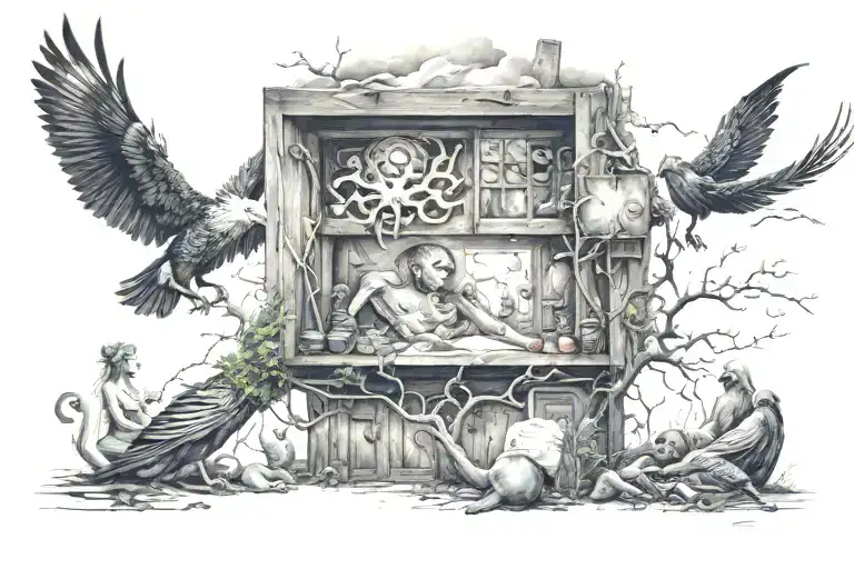 Whoever dwells in the shelter of the Most High will rest in the shadow of the Almighty tattoo design idea