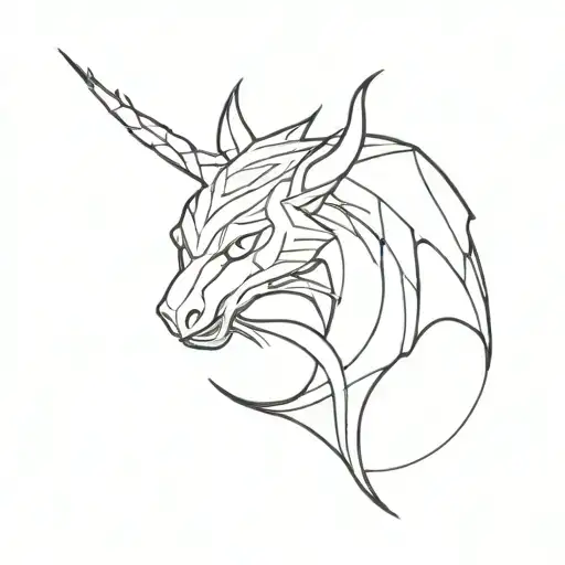 Draco tattoo design idea