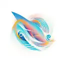 wave  tattoo design idea