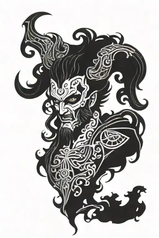 Hades tattoo design idea