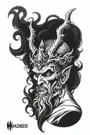 Hades tattoo design idea