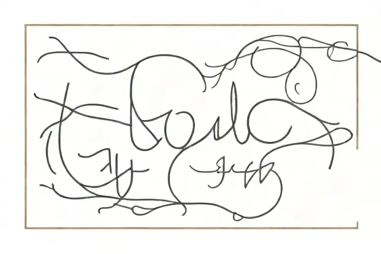 words written horizontally  tattoo design idea