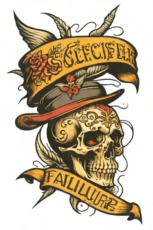 successfully failure always tattoo design idea
