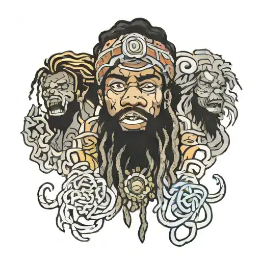flatbush zombies  tattoo design idea