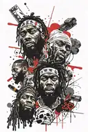 flatbush zombies  tattoo design idea