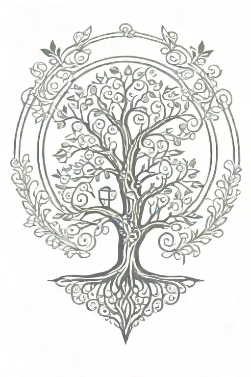 tree of life tattoo tattoo design idea