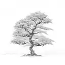 Japanese maple tree tattoo design idea