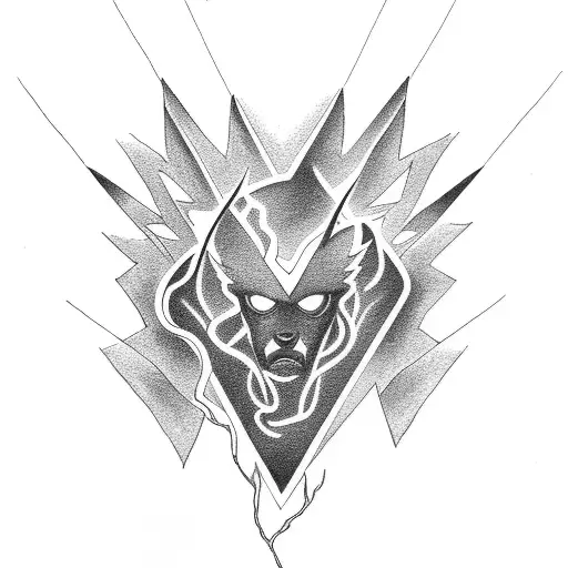 Lightning Bolt tattoo design idea