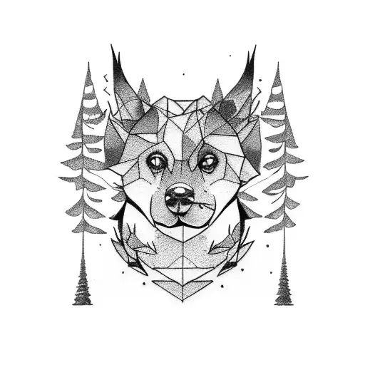 Hiker with a weight scale indicating 70kg tattoo design idea