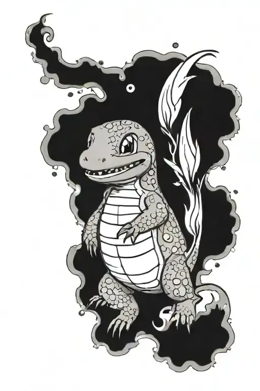 Charmander tattoo design idea