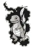 Charmander tattoo design idea