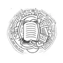 book outline of my life and the bible tattoo design idea