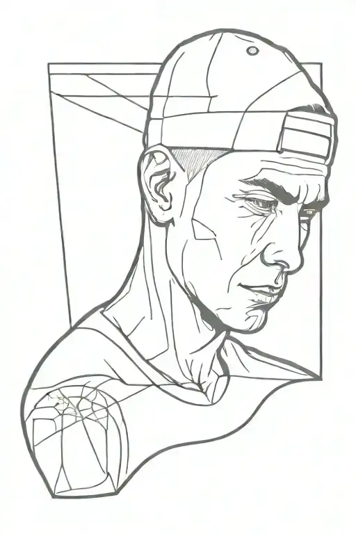 eminem album cover tattoo design idea