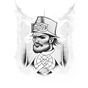 Fighting Irish tattoo design idea