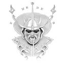 notre Dame Fighting Irish tattoo design idea