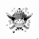 luffy tattoo design idea