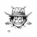 luffy tattoo design idea