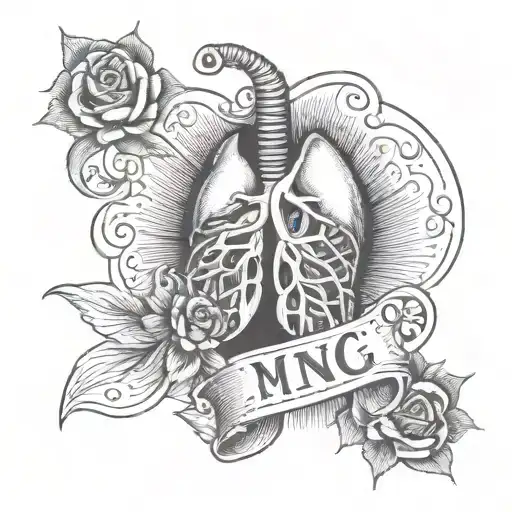 lung cancer mom tattoo design tattoo design idea