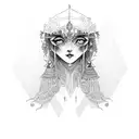 gypsy tattoo design idea