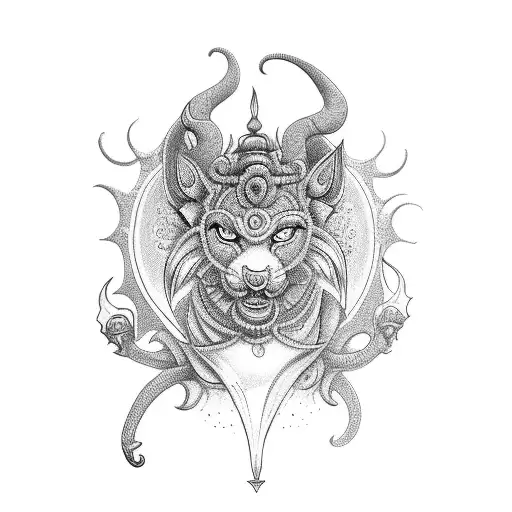 kali goddess  tattoo design idea