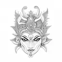 kali goddess  tattoo design idea