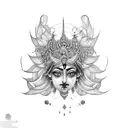 kali goddess  tattoo design idea
