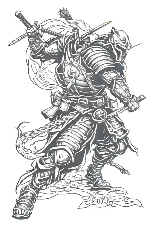 tattoo for my son named Ronin tattoo design idea