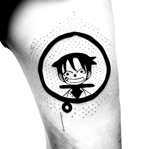 One piece, Luffy tattoo design idea