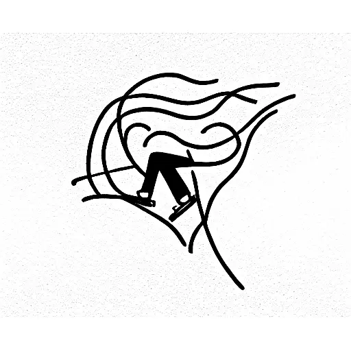 skate surf  tattoo design idea