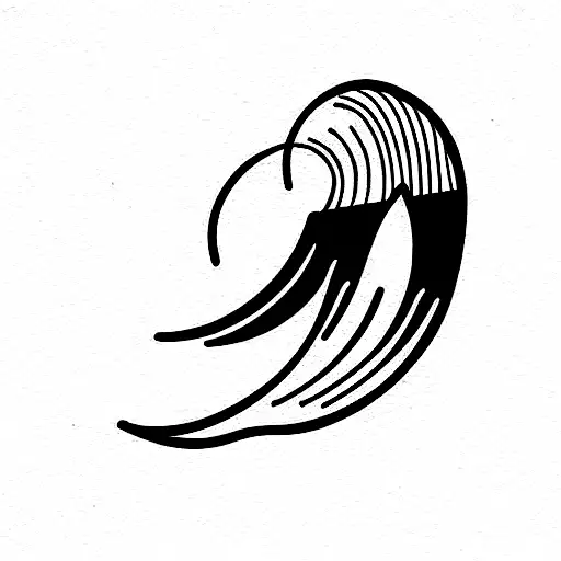  simbology surf wave skate ride tattoo design idea