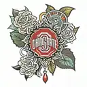 Ohio state tattoo design idea