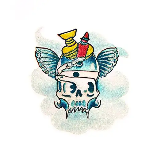 lonely person tattoo design idea