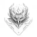 caccoon Turning into a eagle tattoo design idea