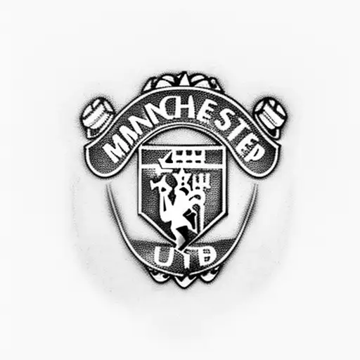 Man Utd Badge tattoo design idea
