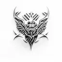 Man Utd Badge red devil tattoo design idea