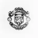 Man Utd Badge red devil tattoo design idea