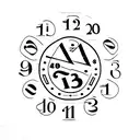 numbers 15 17 19 in Roman numerals  tattoo design idea