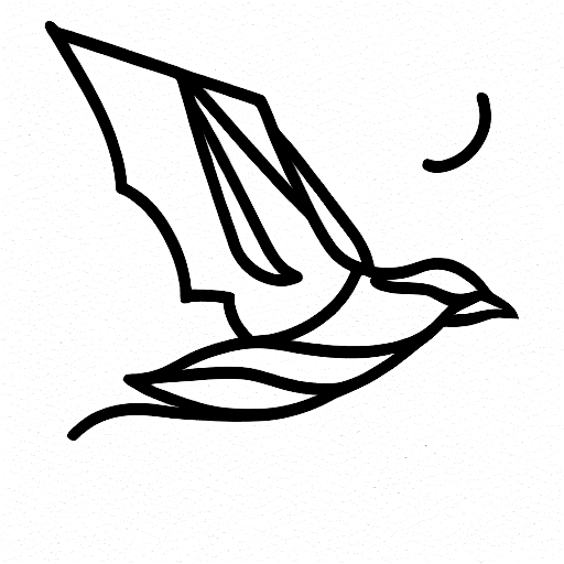 Swift bird tattoo design idea