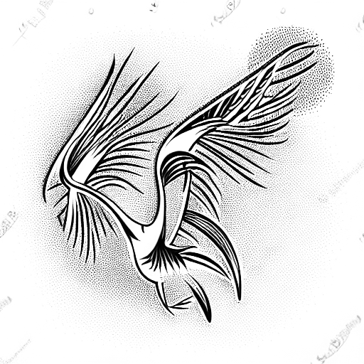 Swift bird tattoo design idea