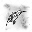 Swift bird tattoo design idea