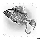 carpenter fish tattoo design idea