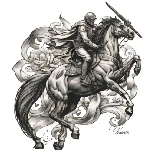 Incorporate the French phrase 'la force a toute epreuve' into a tattoo design symbolizing unwavering strength and determination tattoo design idea