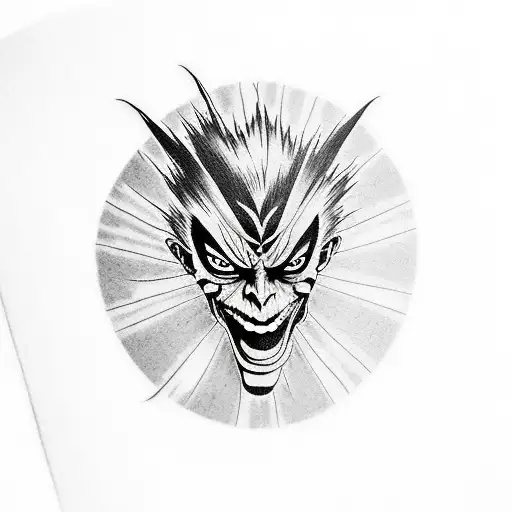 ryuk tattoo design idea