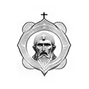 Saint Benedict protecting tattoo design idea
