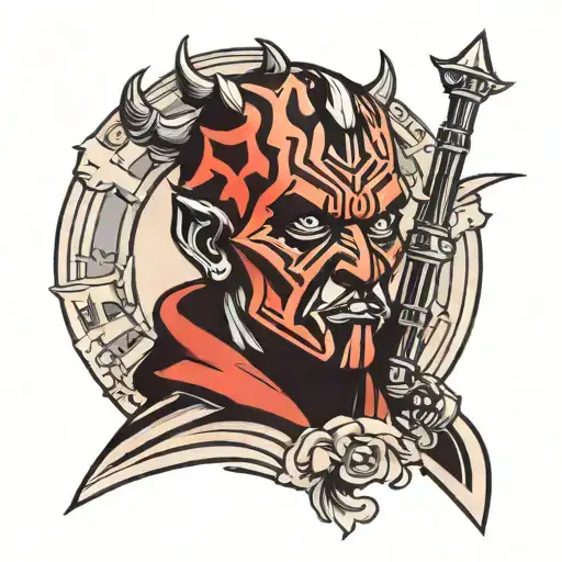 Darth Maul tattoo design idea