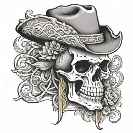 Hank Williams jr skeleton tattoo design tattoo design idea