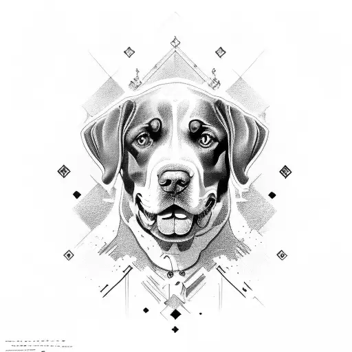 greater swiss mountain dog tattoo design idea