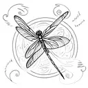 dragonfly with wings of the following text "in a world of hate be a light" and no background  tattoo design idea