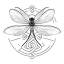 dragonfly with wings of the following text "in a world of hate be a light" and no background  tattoo design idea