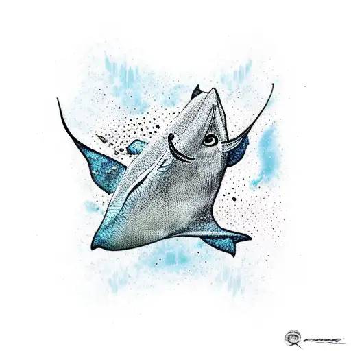 stingray  tattoo design idea